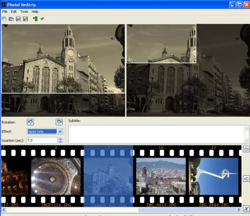 PhotoFilmStrip 操作教程 安卓版