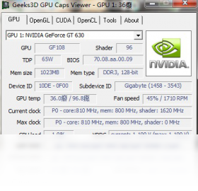 显卡检测GPUCapsViewer 功能详情