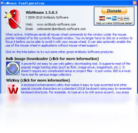 WizMouse 滚轮设置界面 安卓版