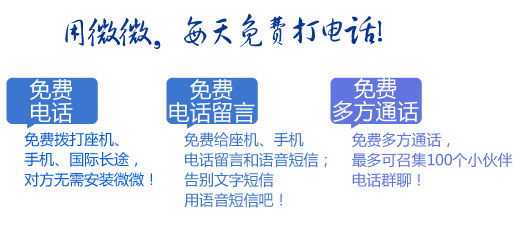 微微网络电话 免费通话软件 备用推荐