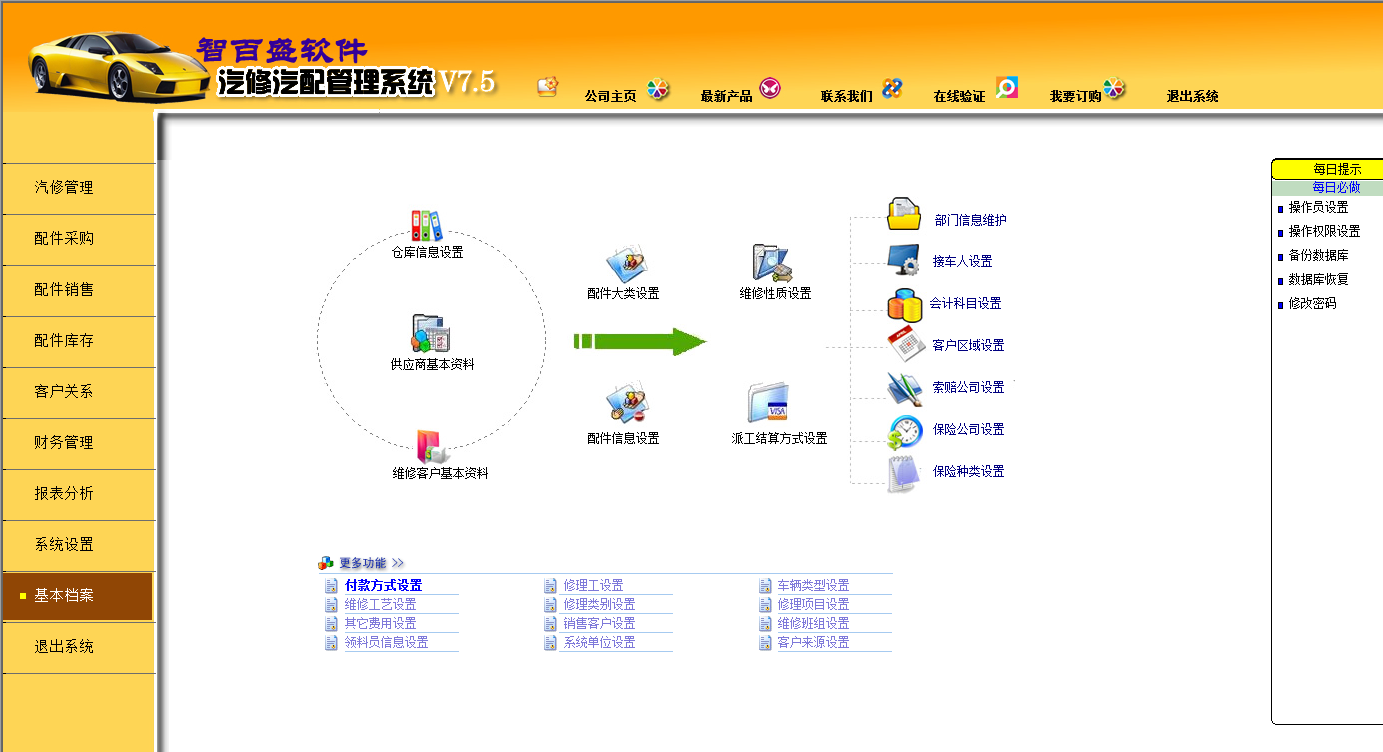 汽车维修管理系统 电脑版 操作教程