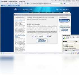 Orca浏览器 安卓版 截图 界面