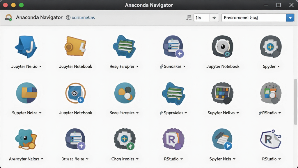 ����ΪAnaconda Navigator�����ڣ���ʾ���Ӧ��ͼ����Jupyter Notebook��Spyder��RStudio������Ϊ�������У��Ű����룬����Ѻã�ϸ���л����л������˵������ʸ���ɾ����޶���Ԫ�أ����ڱ���