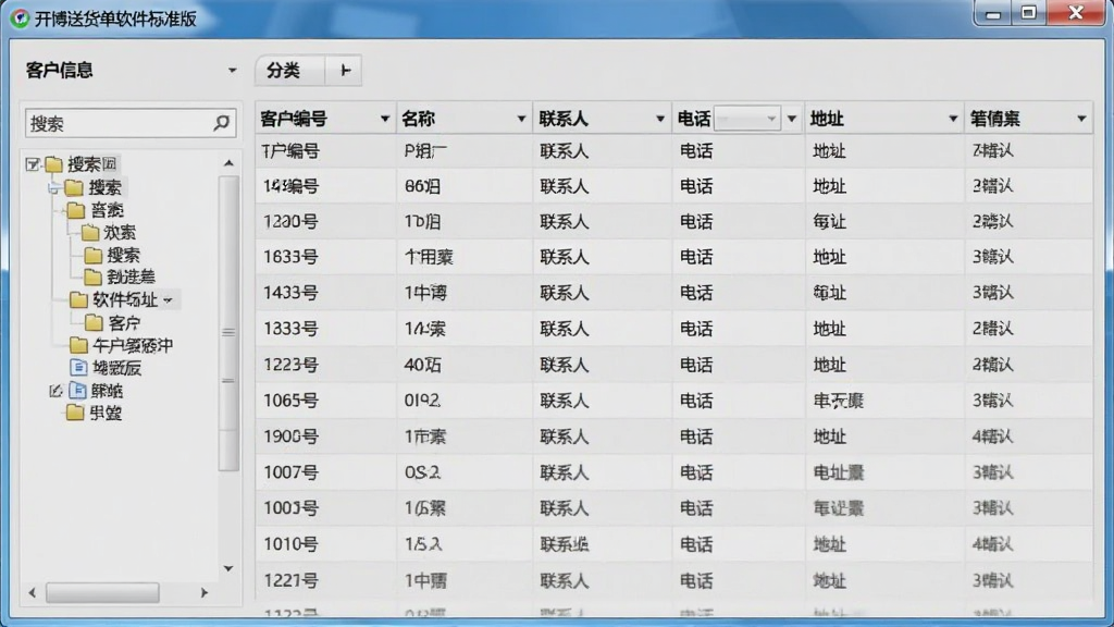 数据管理界面截图:显示