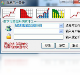 微易学生成绩图表分析处理软件 成绩图表分析功能界面截图