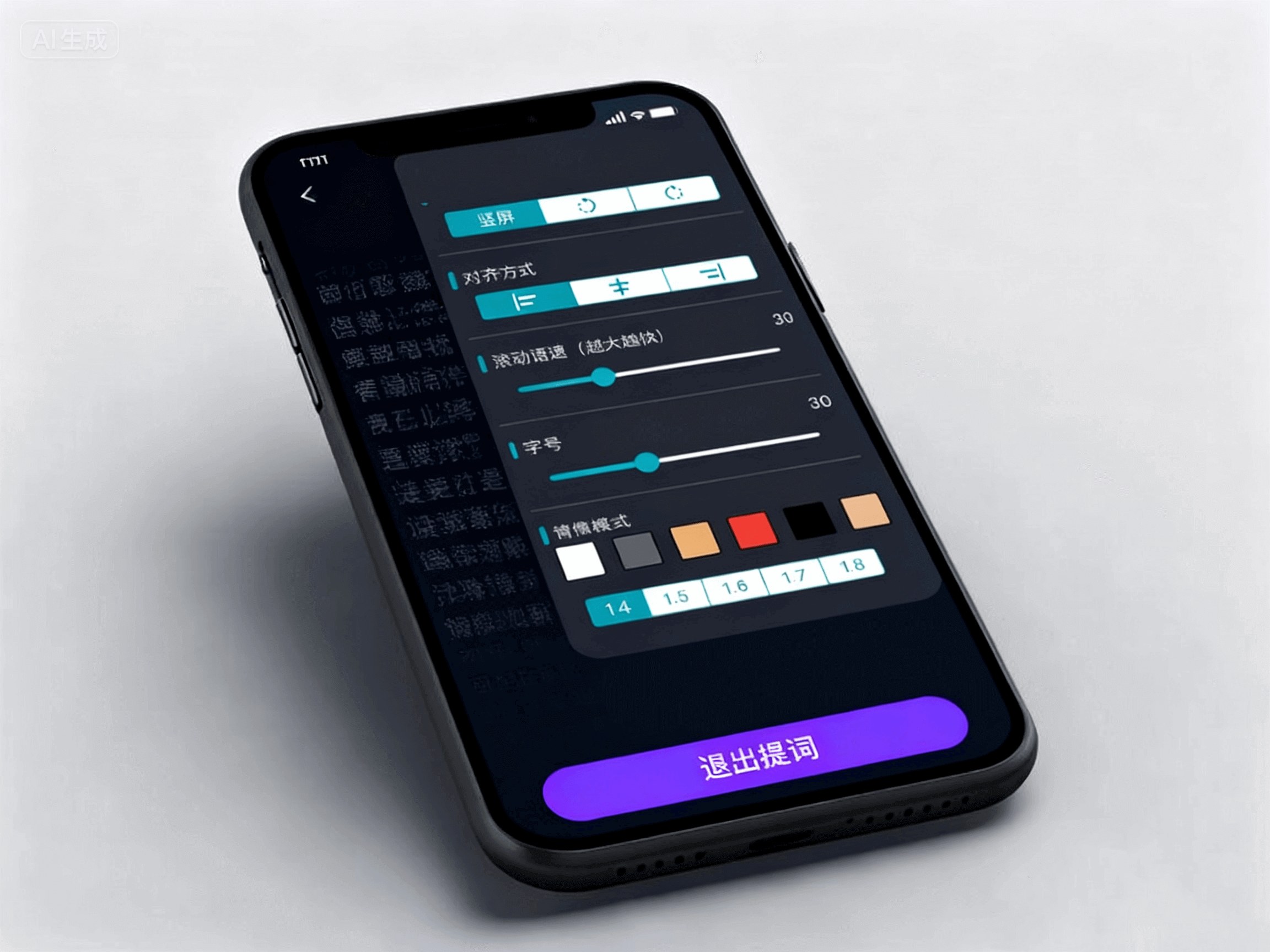 易直播提词器 安卓版 操作界面截图