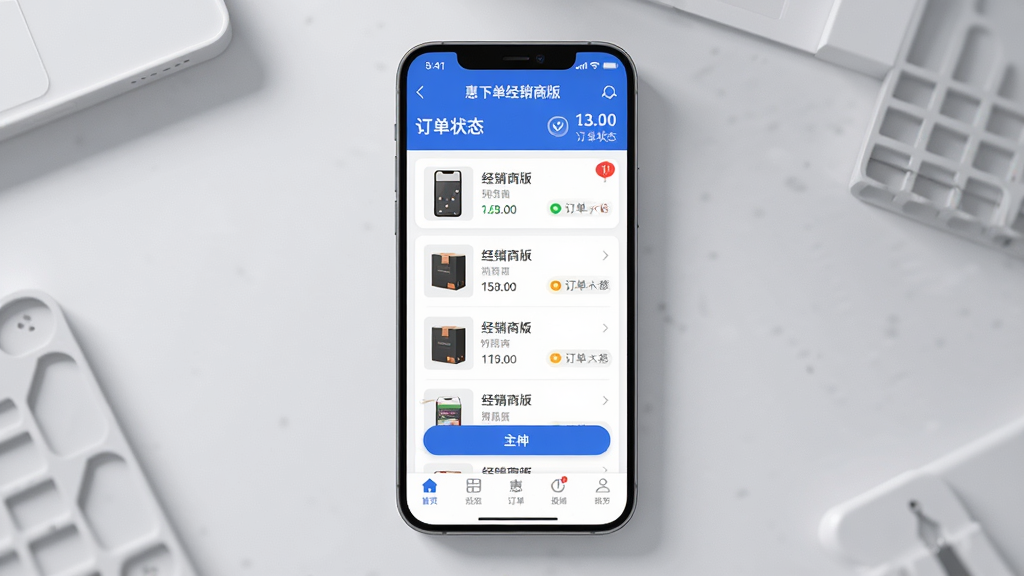 画面主体为一部智能手机屏幕展示