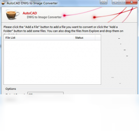 AutoCAD DWG to Image Converter 批量转换界面截图
