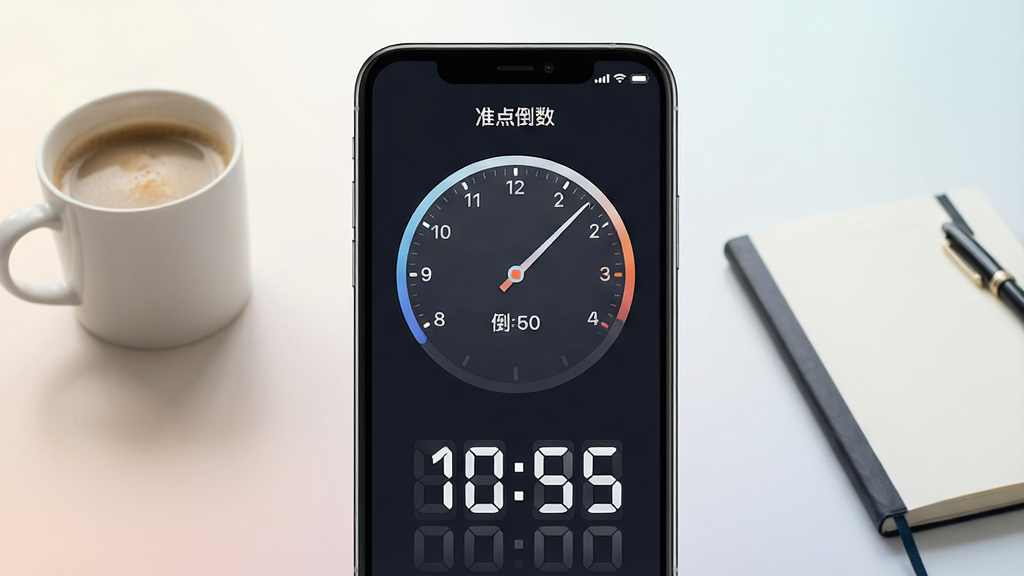 一张高清产品展示图,画面中央是一部运行着