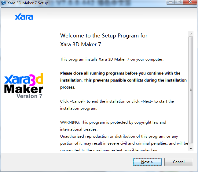 Xara3D 功能界面截图