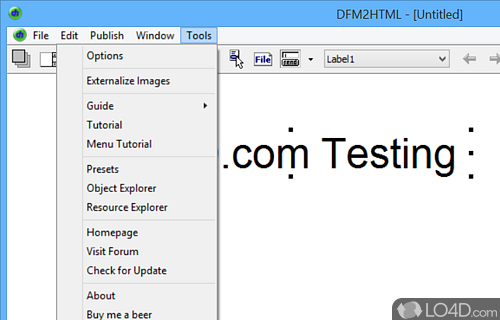 DFM2HTML 教程 界面预览 安卓版