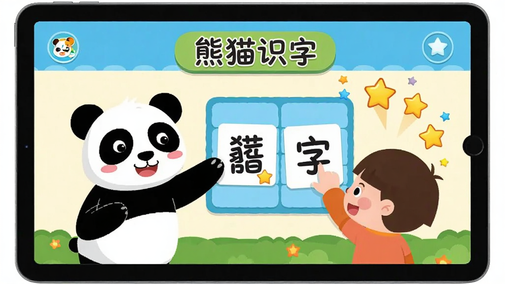 界面展示图,主体为平板电脑屏幕显示