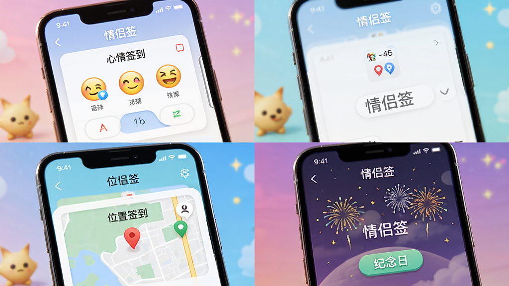 һ���ֻ�����ƴ��ͼ���ֱ�չʾ����ǩ��ͬǩ��ģʽ��������ǩ��ѡ����顢λ��ǩ����ʾ��ͼ��������ǩ�����̻���Ч��ÿ�����涼�С�����ǩ��ˮӡ������ͳһ��ɫ�����ޣ�ϸ�ھ��£�������Ⱦ��