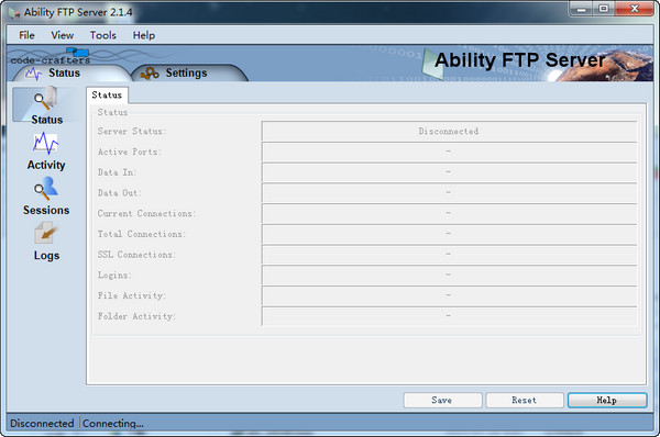 Ability FTP Server 配置教程 界面设置