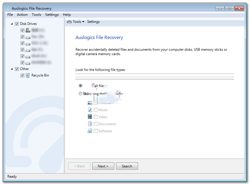 Auslogics File Recovery��Auslogics�ļ��ָ���14.0.0.0 �ļ��ָ�����