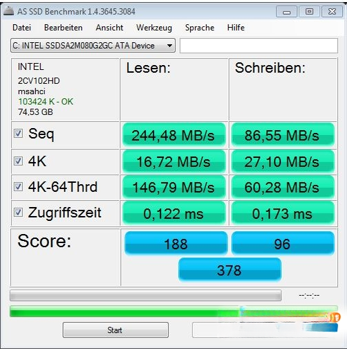 AS SSD Benchmark2.0.7316.34223 ��̬Ӳ���ٶȼ�⹤��