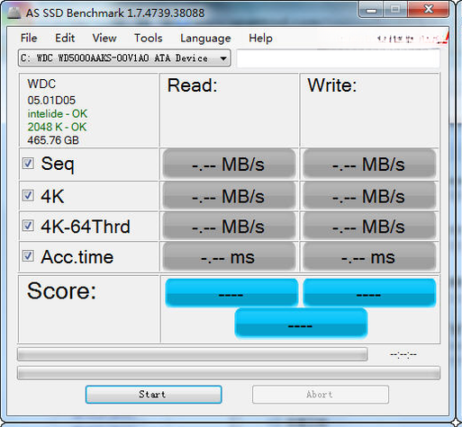 AS SSD Benchmark2.0.7316.34223 ��̬Ӳ���ٶȼ�⹤��