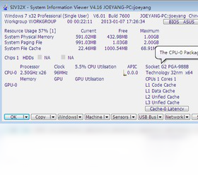 SIV系统信息查看器SIV-System Information Viewer 传感器监控 温度显示 使用体验