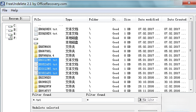 FreeUndelete{package_version_name} ���ݻָ�����