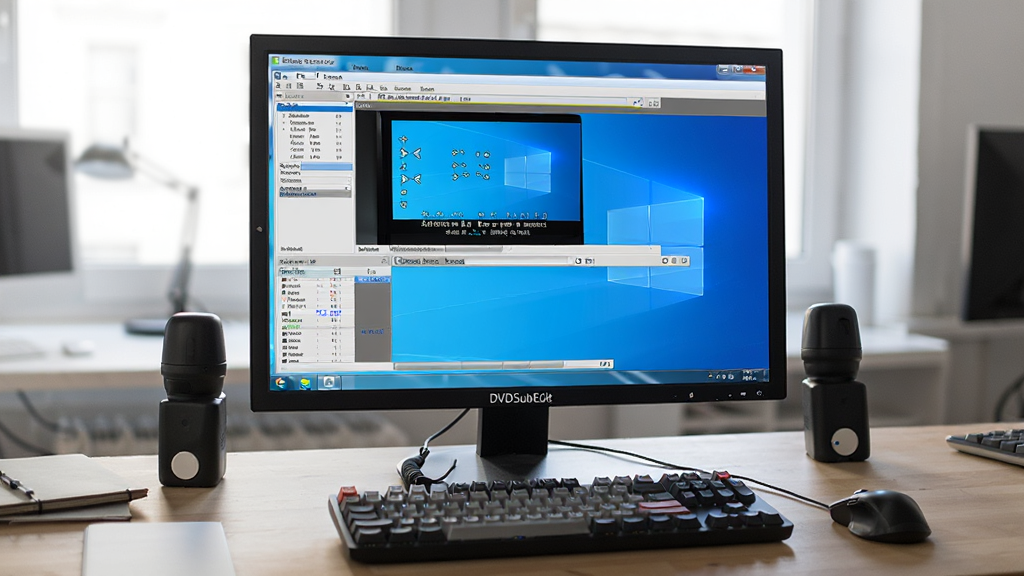 DVDSubEdit �� Windows ���������У�����Ϊ�����������������ְ�����ʾ�������̡���꣬�Ű�Ϊ���湤�����������Ϊдʵ�칫������ϸ�ڰ�����Ļ����ʾ����Ļ�༭���棬���������ɾ����޶���Ԫ��