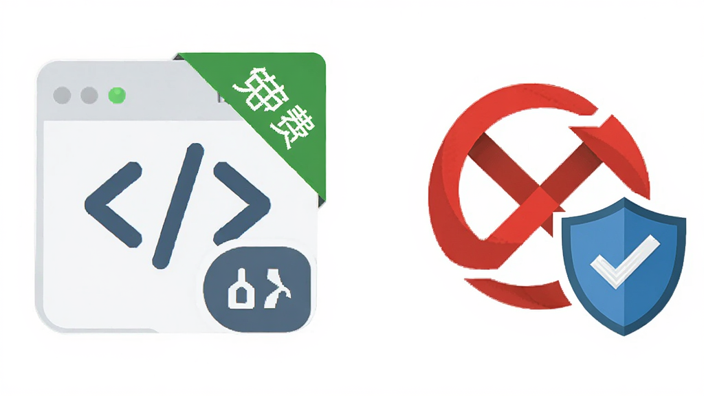 WinCDEmu软件的开源免费特性展示图,主体为软件图标与开源标志并排,布局为左右结构,排版简洁,风格为极简白色背景,细节包括绿色免费标签、代码符号、盾牌安全图标,画质为高清、干净、无多余元素