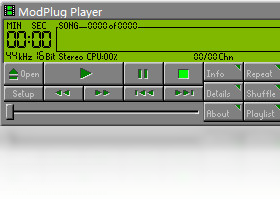 Modplug player 安卓版 音频播放器界面