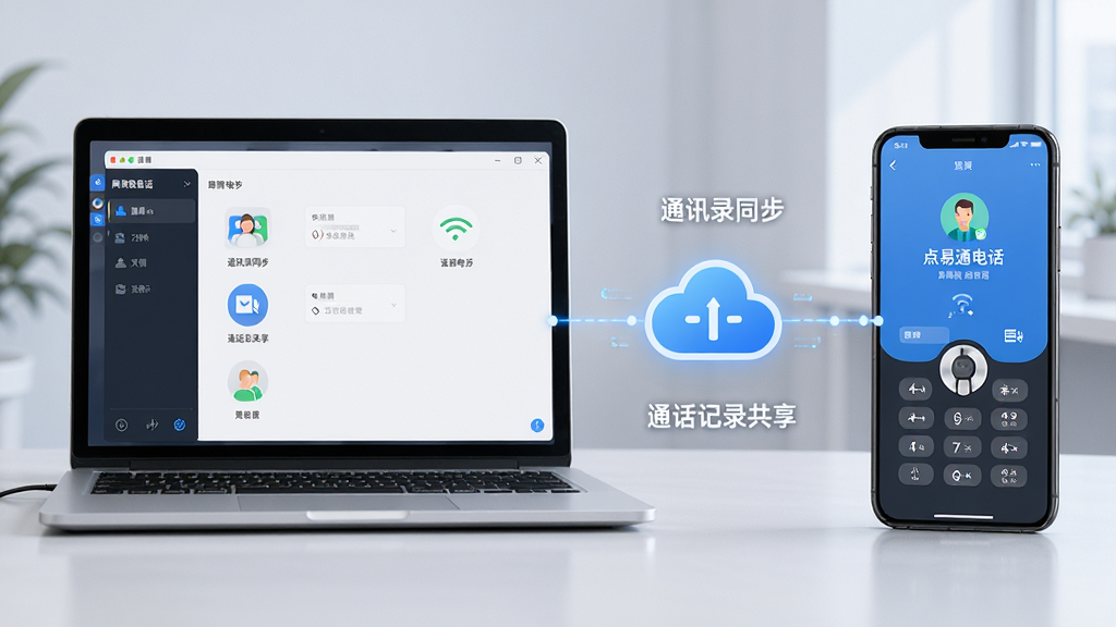 ����ͨ����绰��˻�ͨ����ͼ���������Ϊ�ʼǱ�������ʾ�������棬�Ҳ�Ϊ�����ֻ���ʾ��ͬ�˺ŵ�¼״̬���м�����ͬ��ͼ�����ӣ����Ϊ��Լ�Ƽ��磬ϸ�ڰ�����ͨѶ¼ͬ������ͨ����¼���������������ʸ��壬���ֶԳƣ��޶���װ��