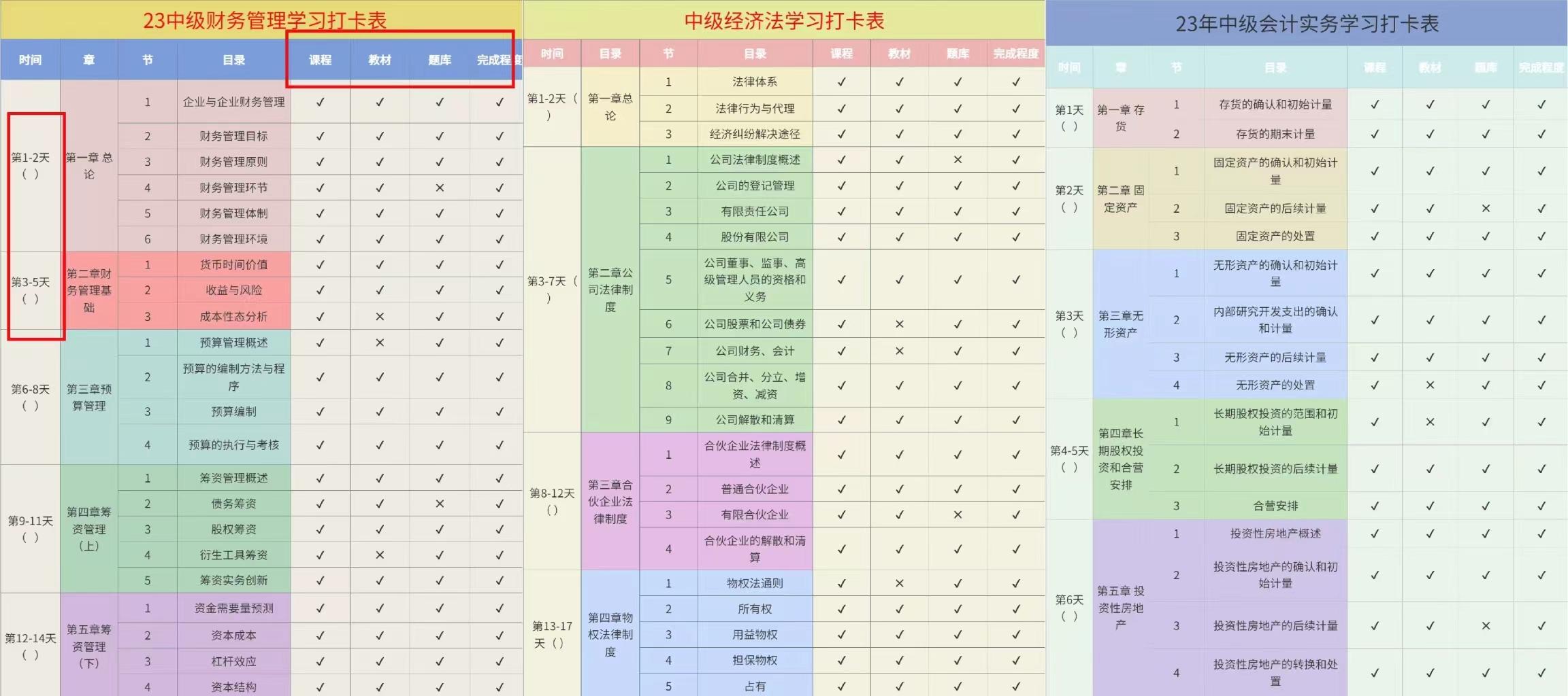 米考试考会计备考一次通过经验分享配图