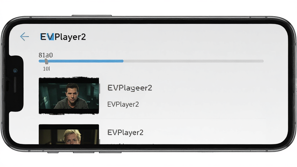 EVPlayer2���߻��湦�ܽ��棬�ֻ���Ļ����ʾ���ؽ��������ѻ�����Ƶ�б�����������
