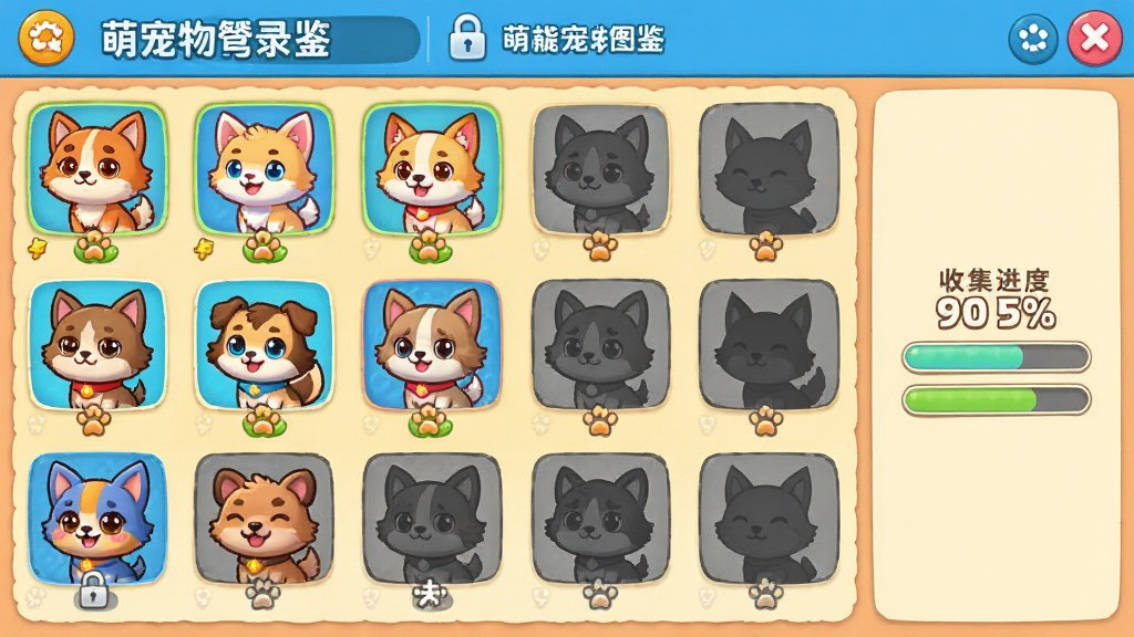 �ȳ����¼����ͼ�����棬������������ʽ���ж����ѽ�����δ�����ĳ���ͷ���ѽ����ĳ���ɫ�����ޣ�δ��������ʾΪ��ɫ��Ӱ�������Ҳ���ʾ�ռ����Ȱٷֱȣ������Ű����룬���ͨ�ɰ�����������