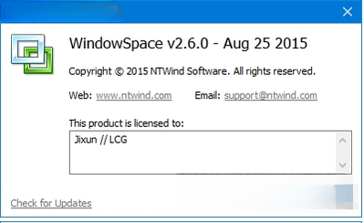 WindowSpace���ڿռ������{package_version_name} ���ڲ��ֹ���
