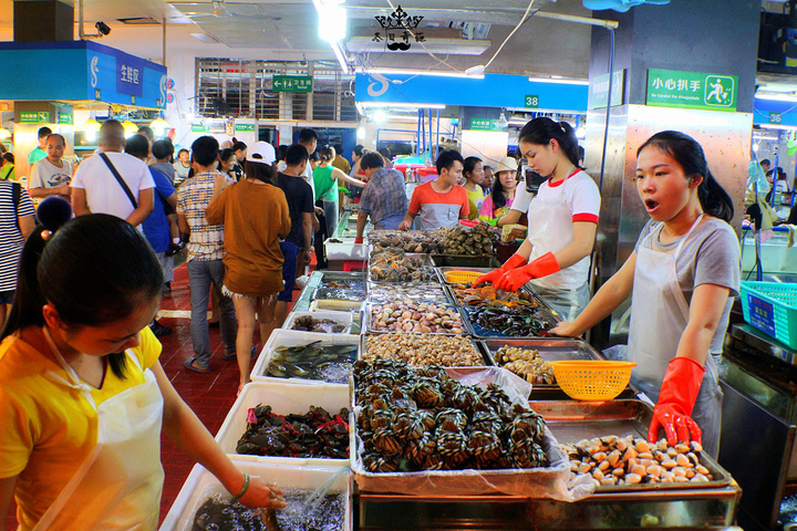 我爱崖州湾 崖州湾海鲜市场与本地美食合集图