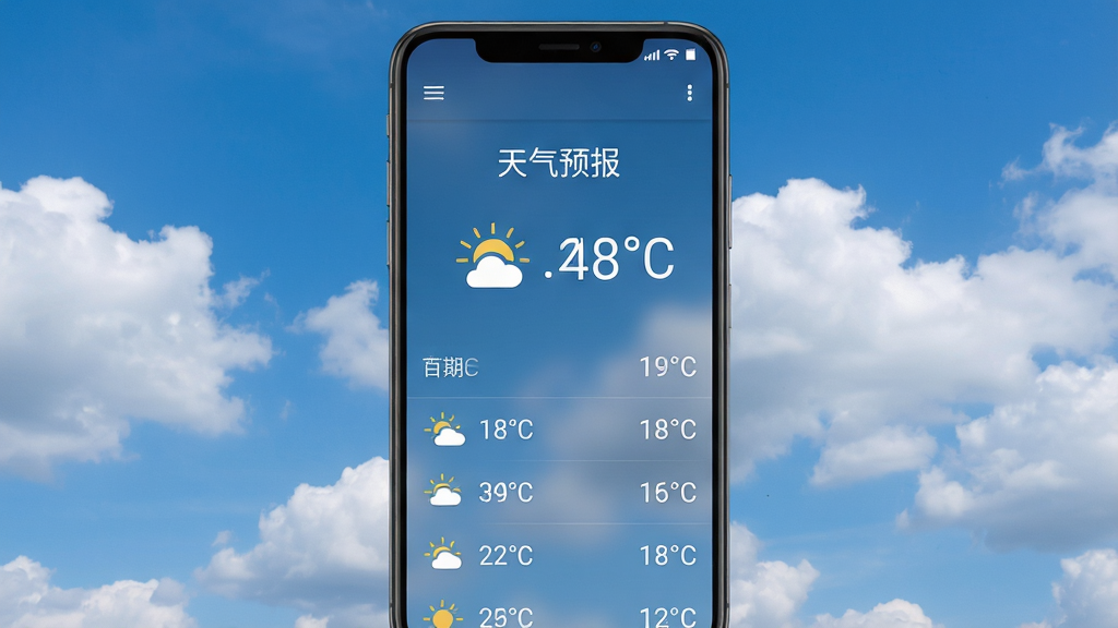 手机屏幕中央显示一款名为
