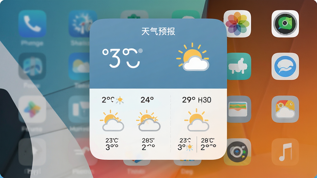手机桌面显示