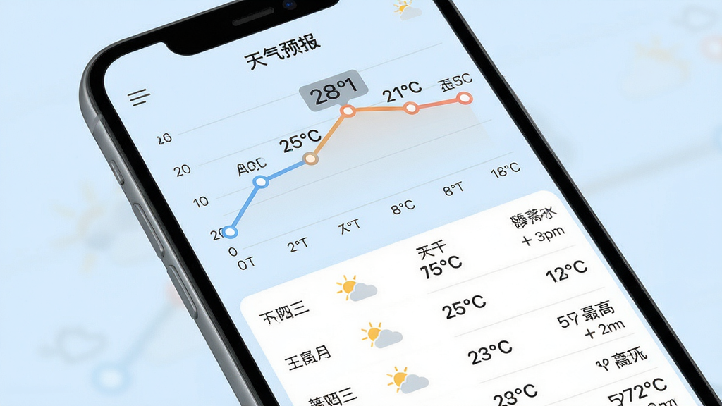 手机屏幕展示