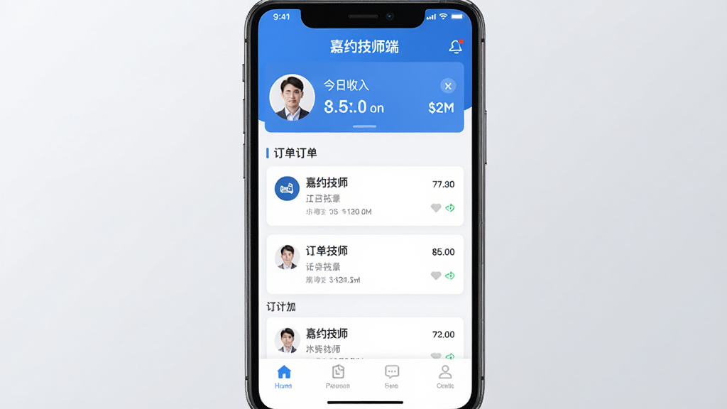 手机屏幕正中央展示