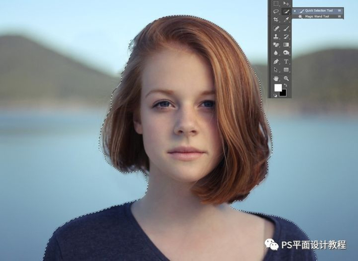 Photoshop实例精选PS实例精选 抠图换背景操作细节展示