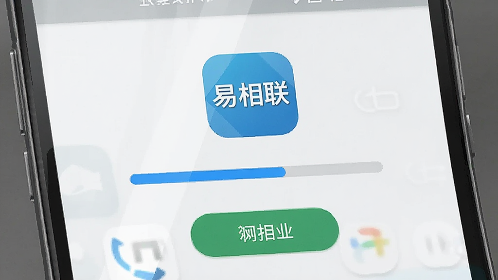 一部安卓手机桌面上显示