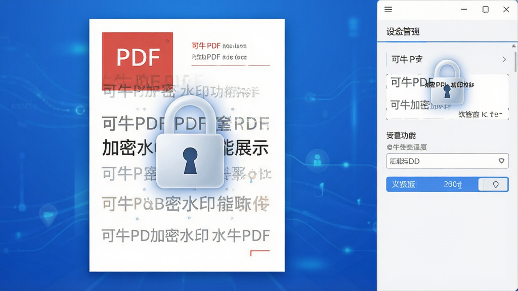 ��ţPDF����ˮӡ����չʾ������ΪPDF�ĵ��ϵ��Ӱ�͸��ˮӡ���ֺ�������ͼ�꣬����Ϊ�ĵ����С�����������Ҳ࣬�Ű����������Ϊ��ȫ�������⣬ϸ�ڰ�������ͼ�ꡢˮӡ���֡���������򣬻�������������ɾ����޶���Ԫ��