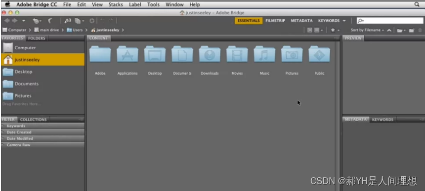 Adobe Bridge CS4 软件工作区界面截图 安卓版