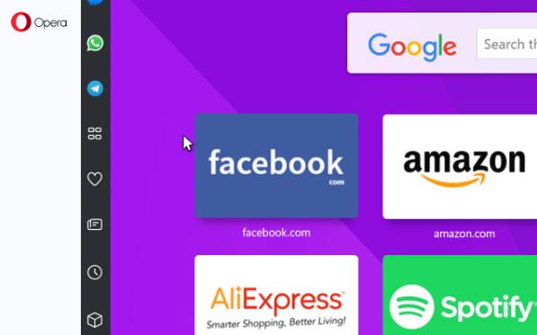 Opera���������Opera Desktop Browser ��������ǩ����������չʾ