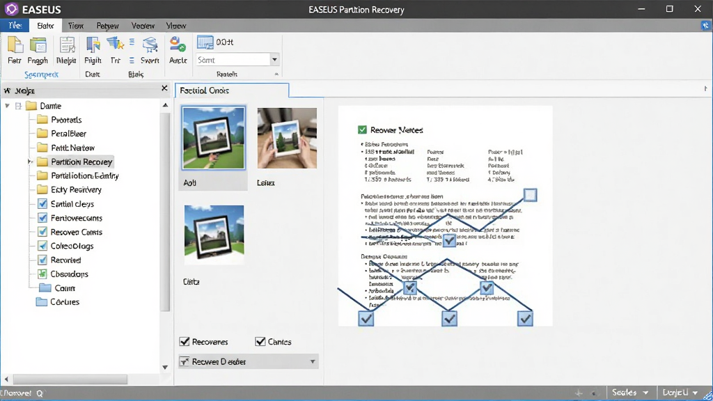 һ��չʾEASEUS Partition Recovery�ļ�Ԥ�����ܵ�ͼƬ������Ϊ����Ԥ�����ڣ�����Ϊ����ļ������Ҳ�����Ԥ�������Ű����������Ϊ�칫�������ϸ�ڰ���ͼƬ����ͼ���ĵ����ݡ��ָ���ѡ�򣬻��ʸ��壬�ɾ����޶���Ԫ��