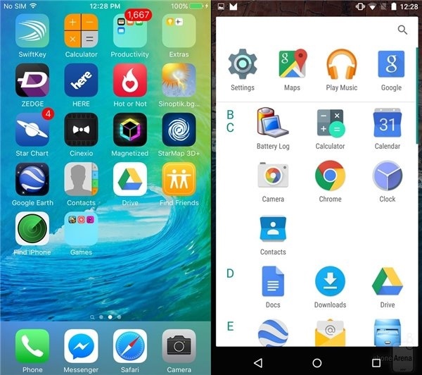 该怎么选择 安卓版 对比界面 截图