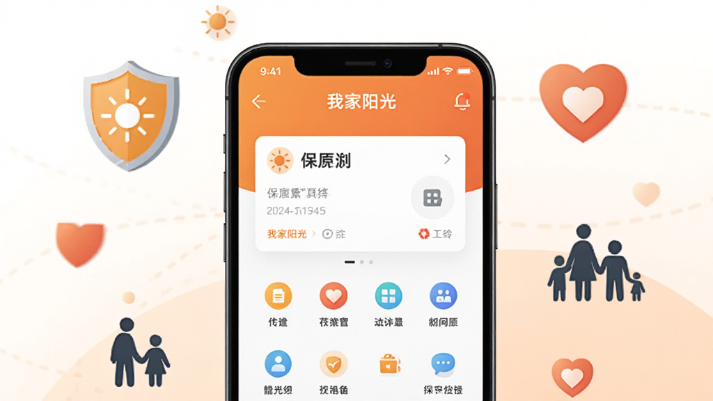 画面中央是一部智能手机,手机屏幕上显示