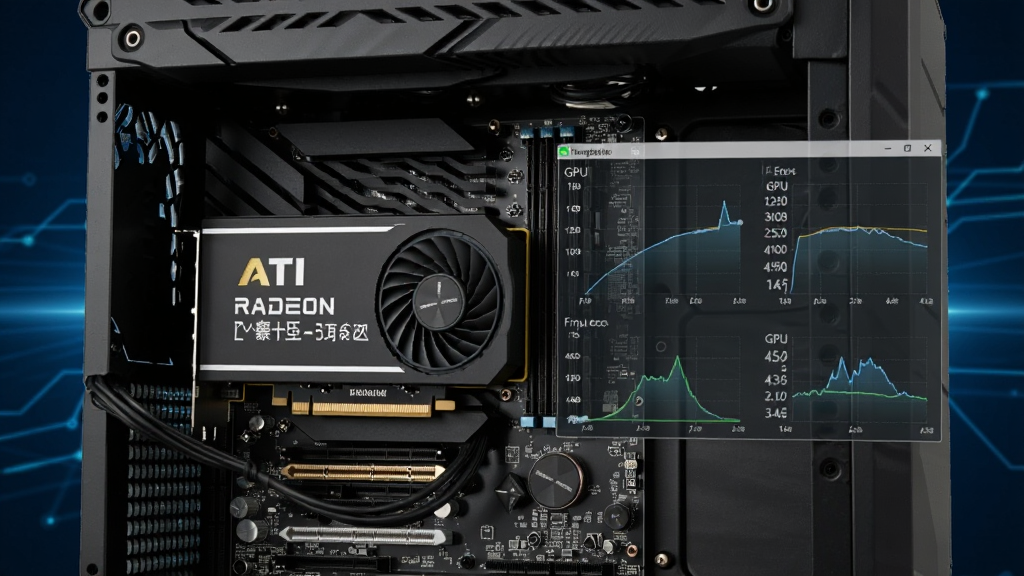 һ̨��ɫ̨ʽ���������ڲ���д��ATI Radeon �Կ����������ϣ��Կ����������ɼ����Ա������Ű�͸��������������壬�������ʾ GPU �¶ȡ�Ƶ�ʡ�����ת�ٵȲ������ߣ�����������ɫ�Ƽ��й�Ч�����幹ͼ���У����дʵ�Ƽ��磬ϸ�ڷḻ�������������ɾ����޶���Ԫ��