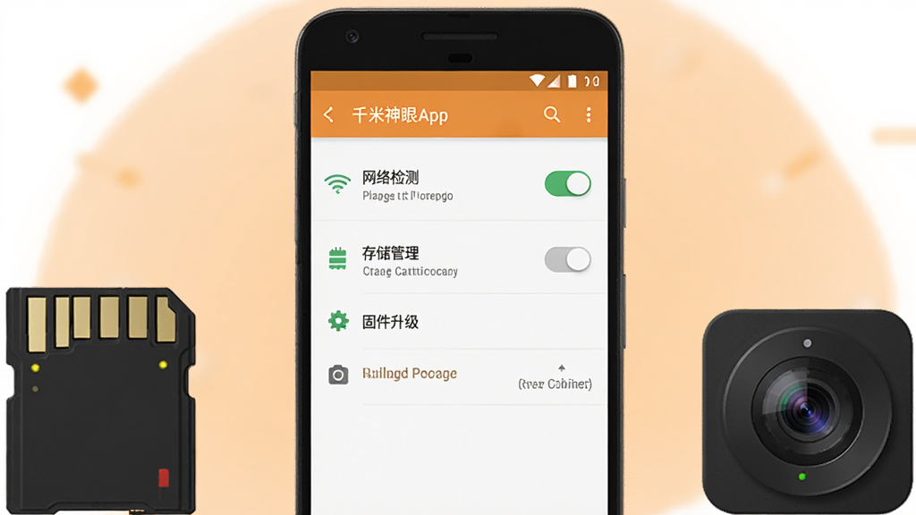 ����չʾһ����׿�ֻ���Ļ����Ļ����ʾǧ������App������ҳ�棬ҳ���а��������⡢�洢�������̼�������ѡ��ֻ��Ա߷���һ�Ŵ洢����һ̨С������ͷ������Ϊ��͵�ǳ��ɫ���䣬����Ϊ�ֻ����С�������ҷֲ����Ű��࣬���Ϊ��ƽ��������廭��ϸ�ڰ����ֻ������ϵĿ��ذ�ť���洢���������㡢����ͷָʾ�ƣ����ʸ��壬�ɾ����޶���Ԫ�ء�