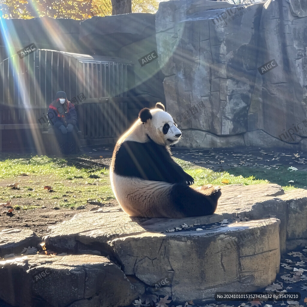 熊猫睡眠白天运动晒太阳改善作息配图