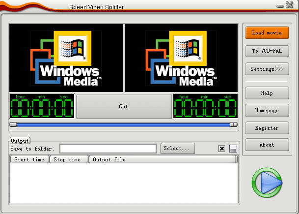 speed video splitter 分割视频操作界面截图 安卓版