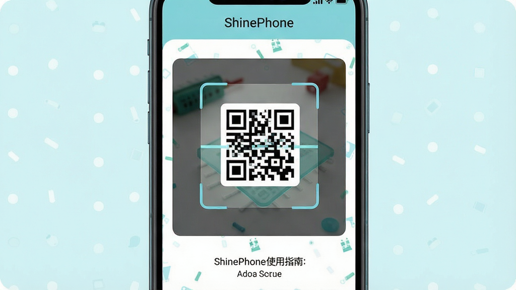 һ��չʾShinePhoneʹ��ָ�ϵ�ͼƬ������Ϊ�ֻ���Ļ��ʾ���ӵ�վ��ɨ����棬����Ϊ���½ṹ���Ű��࣬���Ϊ����ǳɫ��ƽ��ƣ�ϸ�ڰ���ɨ����������ά�����ʾ���֣����ʸ���ɾ����޶���Ԫ�أ������а�������