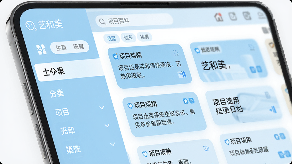 手机屏幕中显示